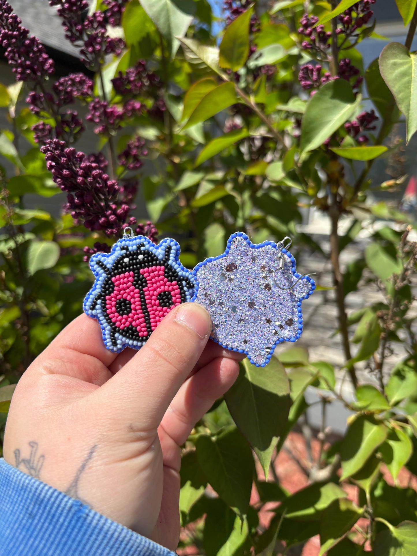 pink ladybugs