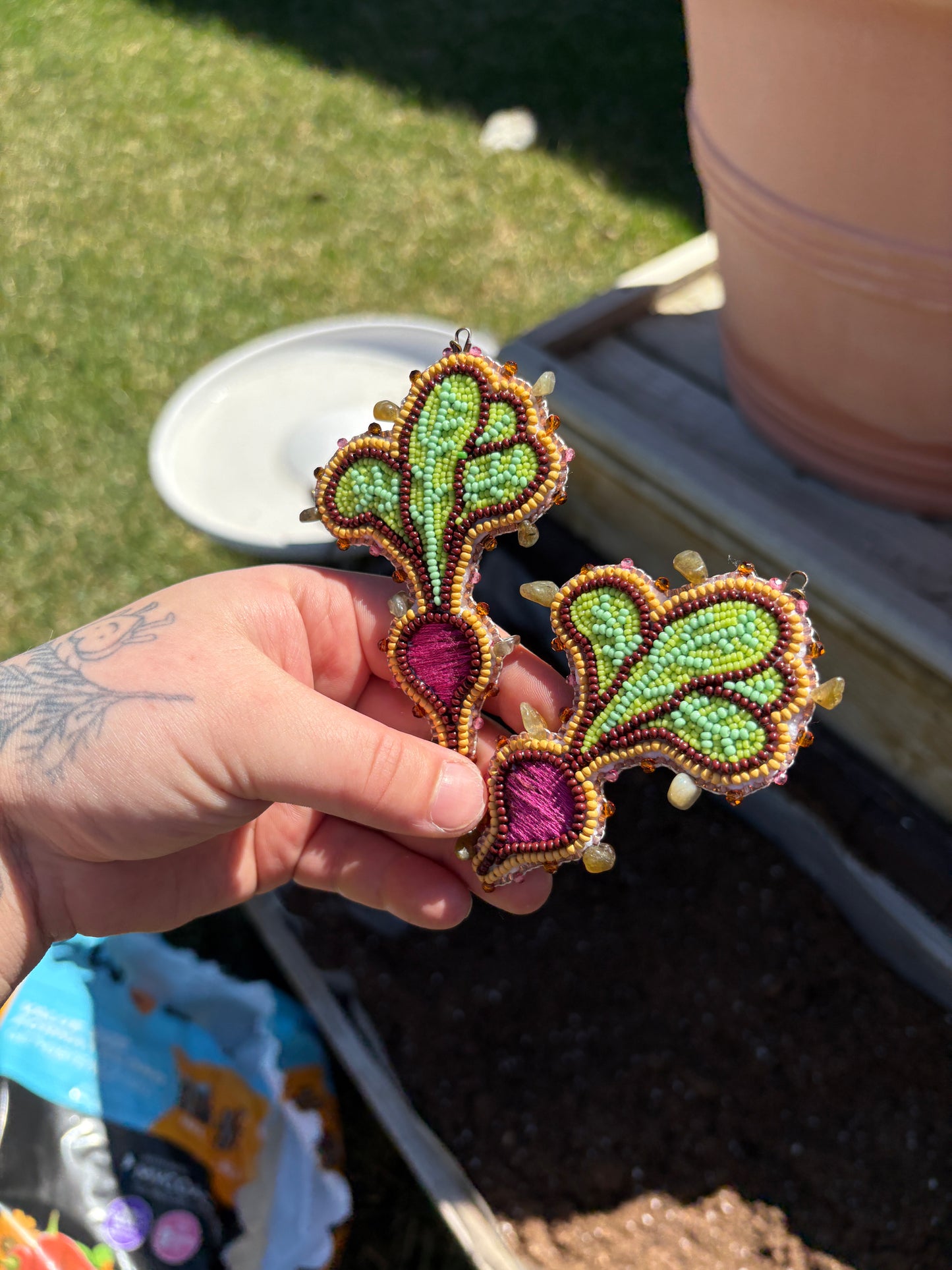raddish earrings