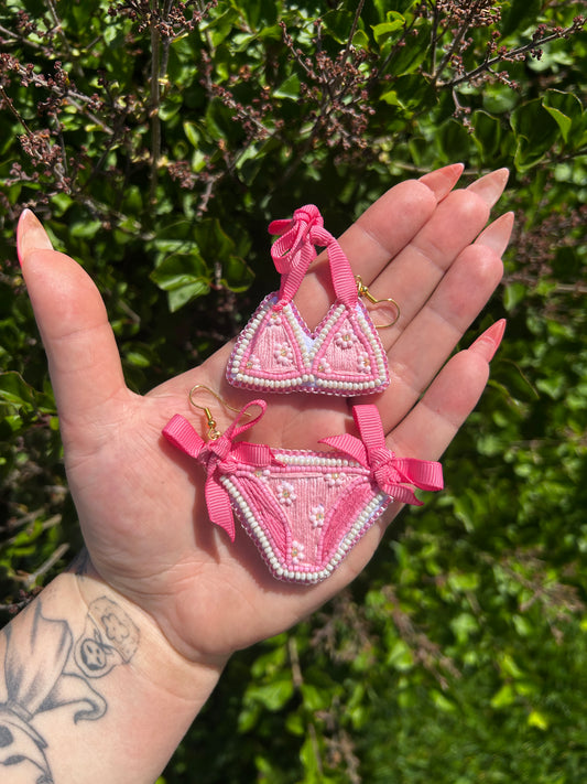 surprise bikini earrings! or pick your color!