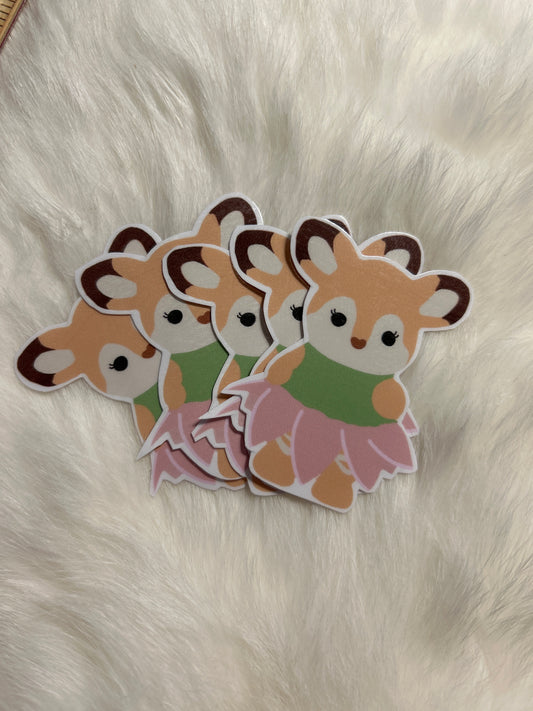 sylvanian flower fawn sticker