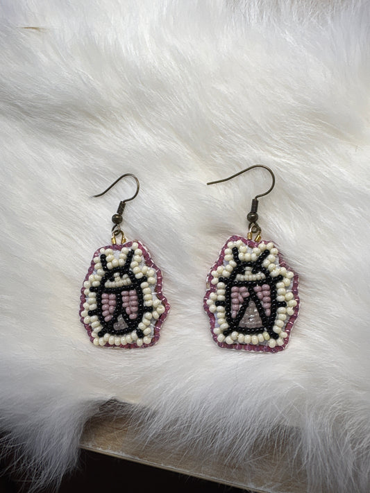 baby bug earrings