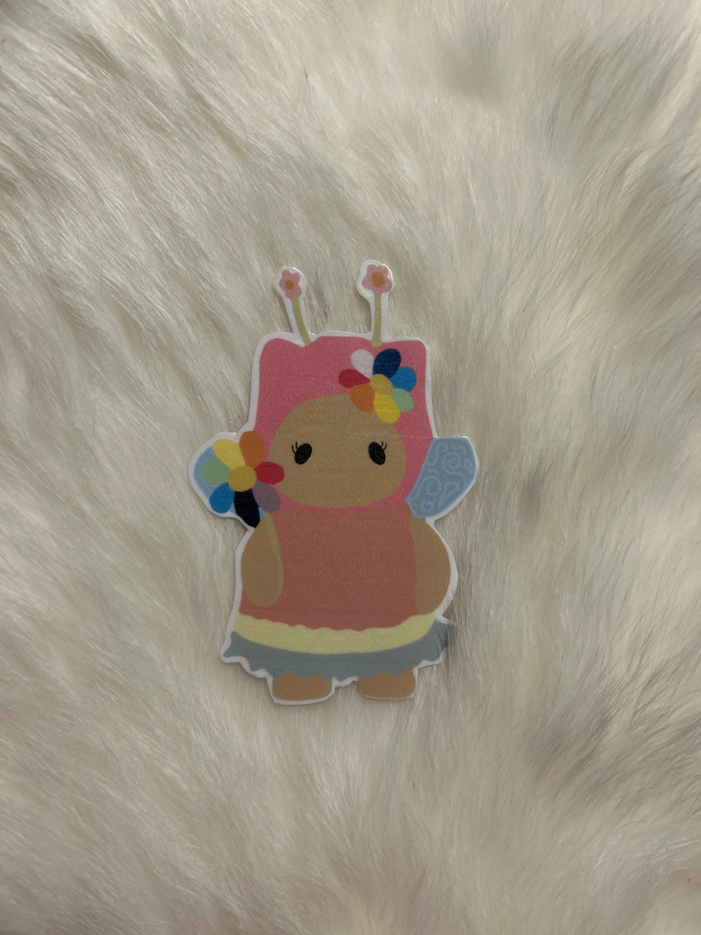 sylvanian colorful cat sticker