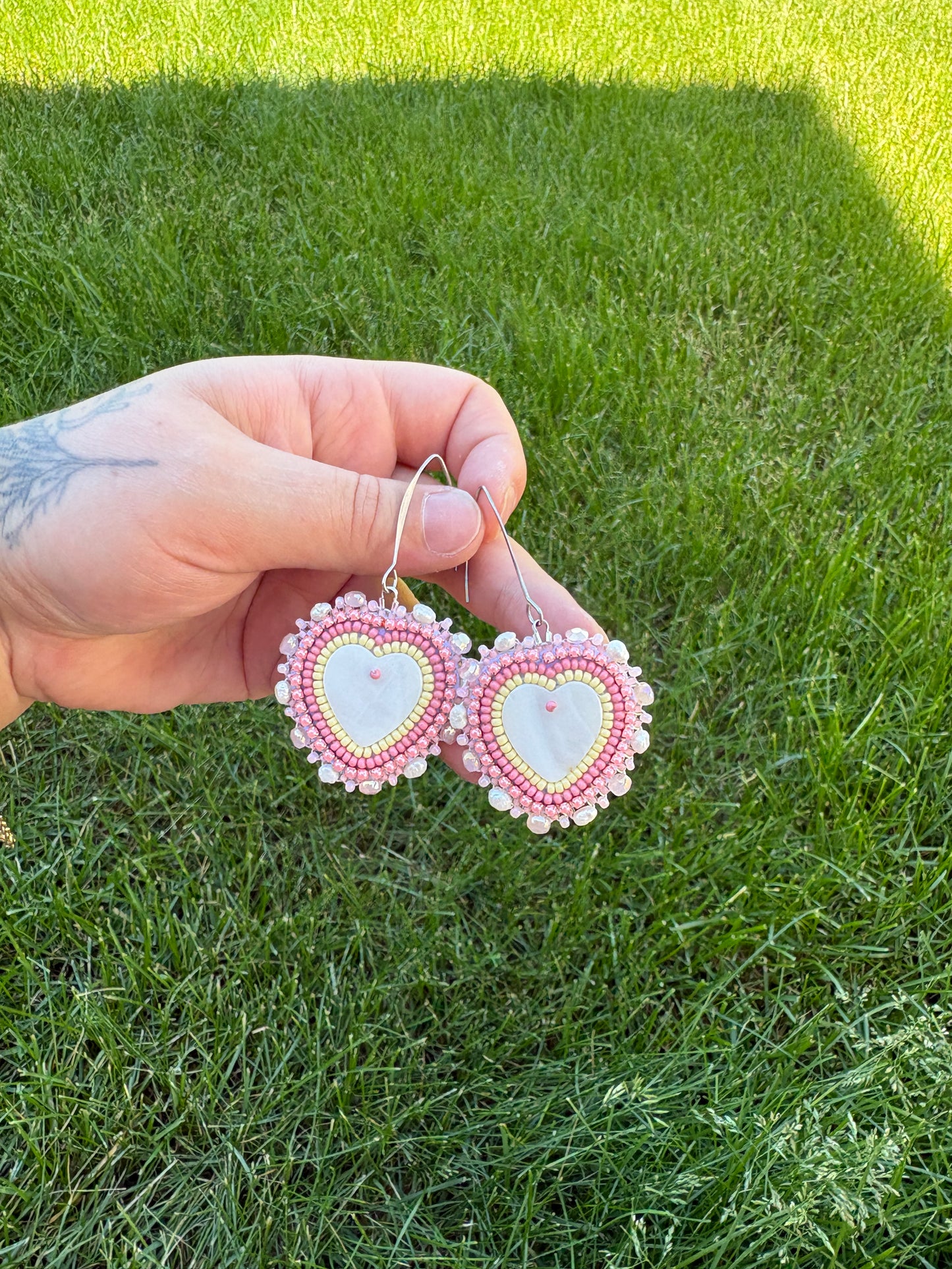 strawberry lemonade earrings