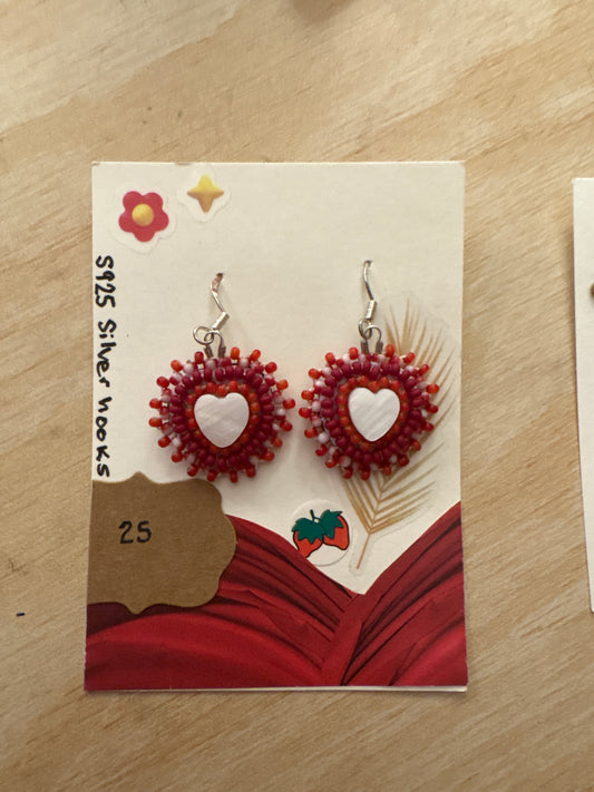 red hearts