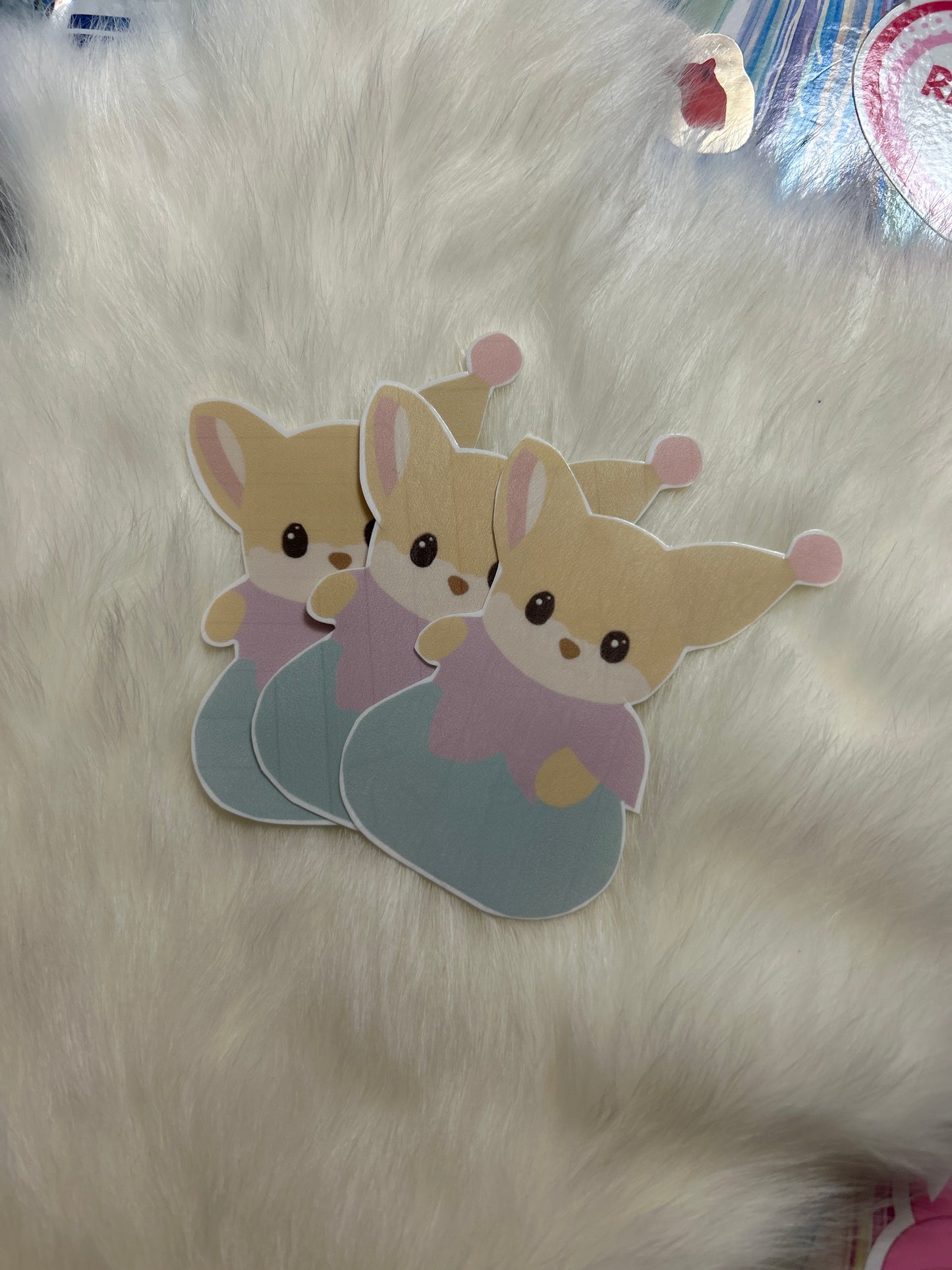 sylvanian fox sticker