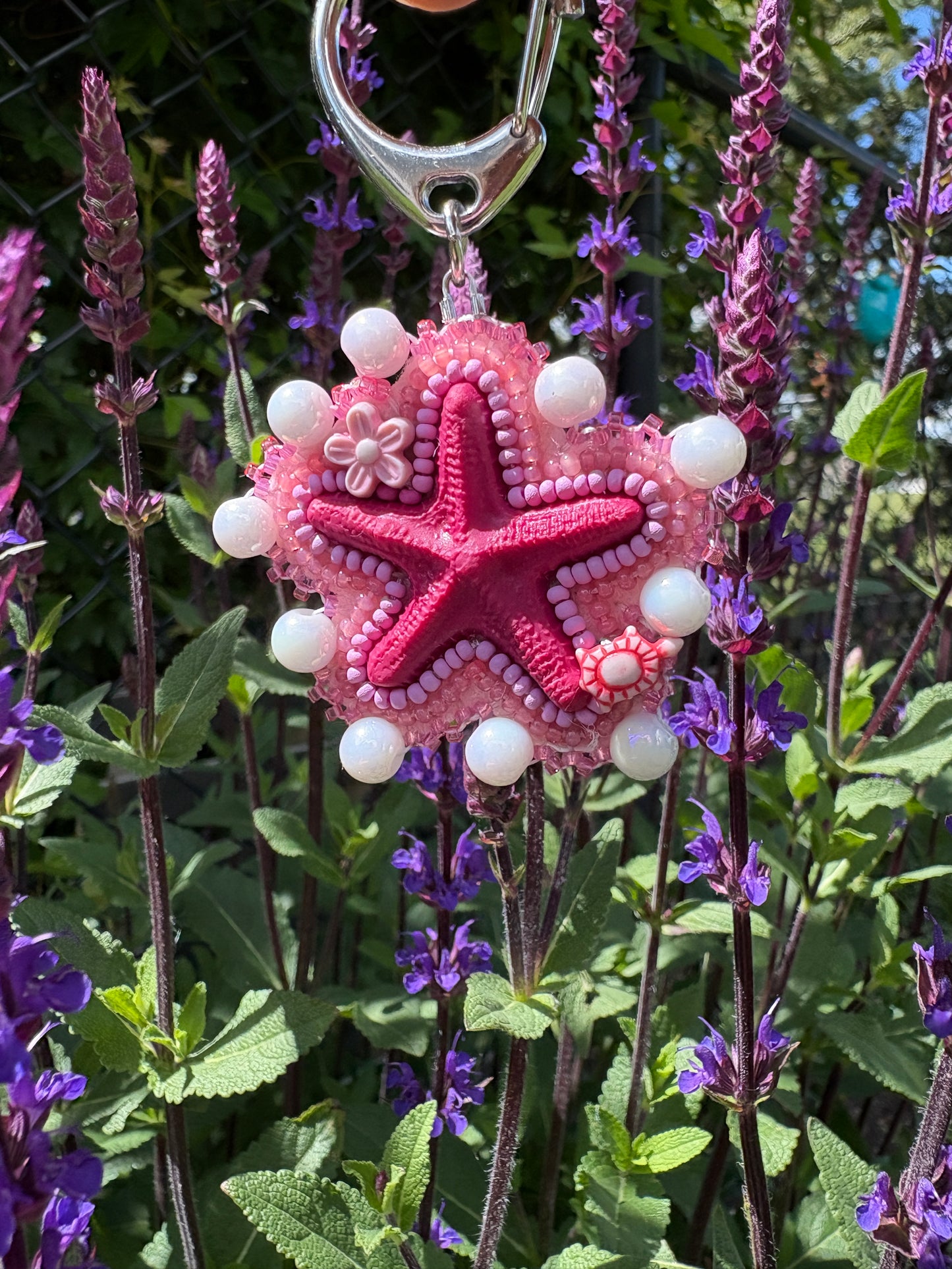 starfish keychain