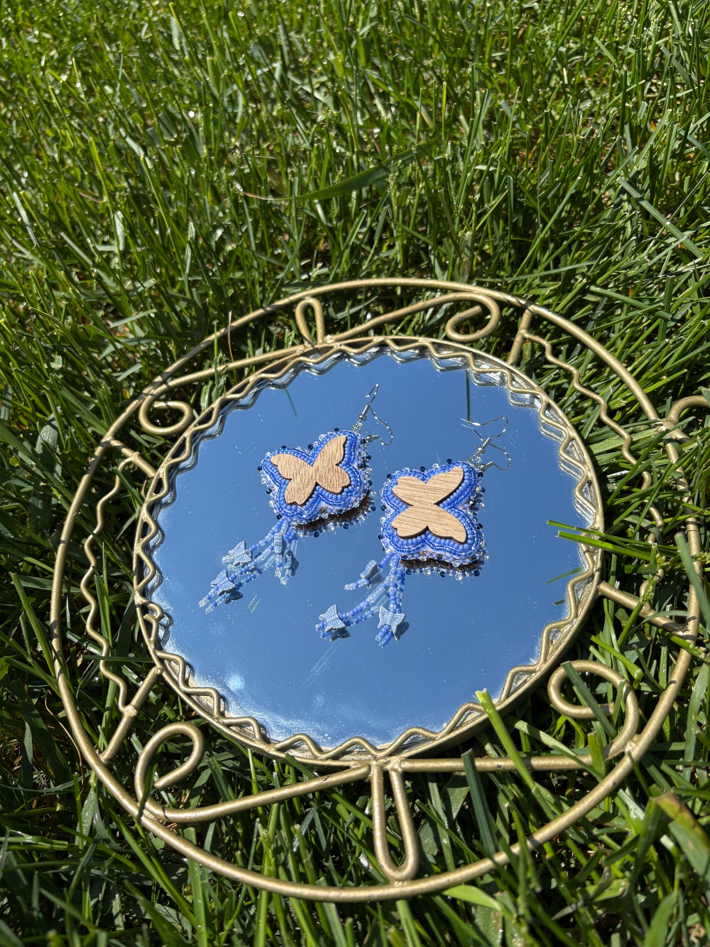 blue butterfly's