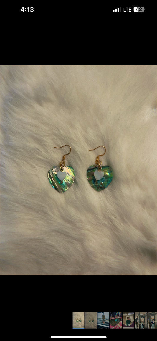 abalone earrings