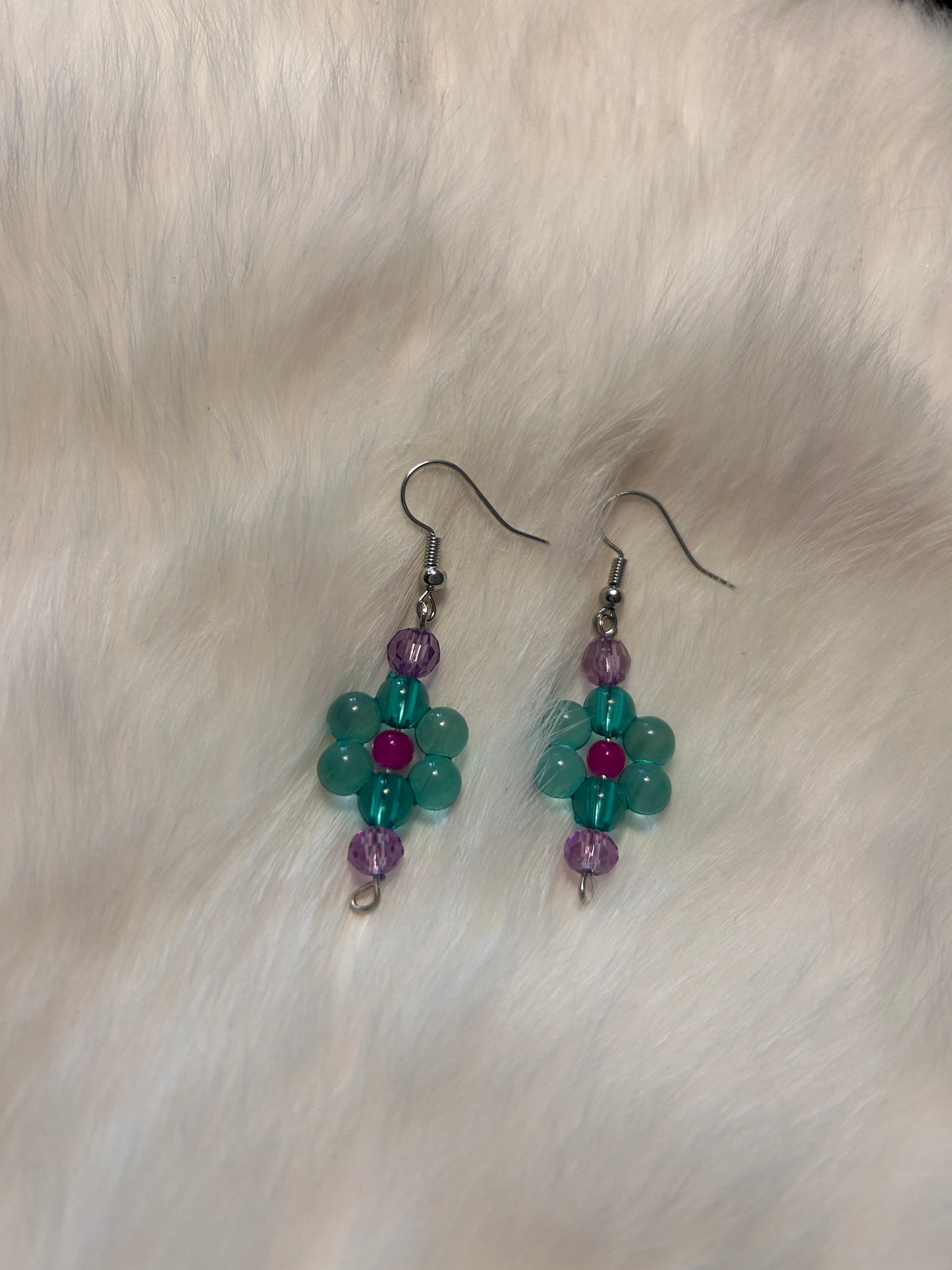 little mermaid flowers - silver